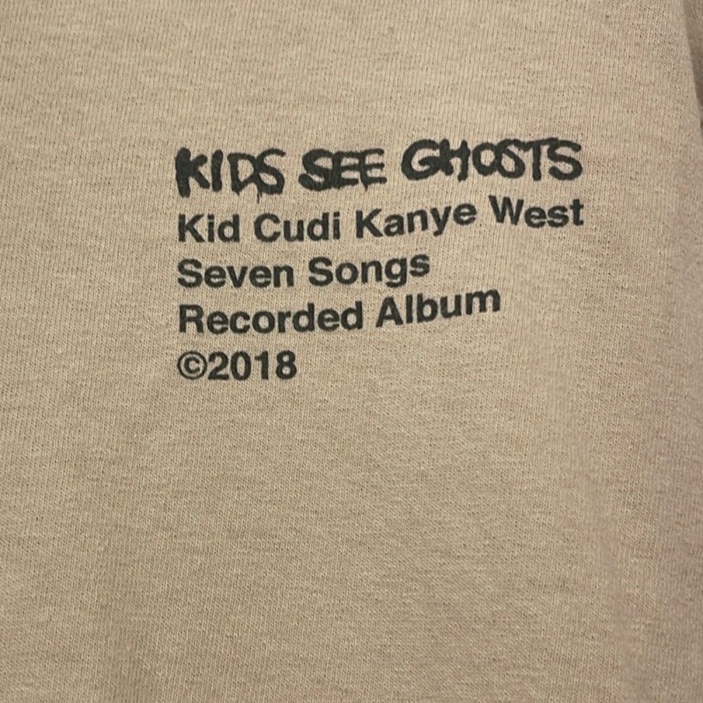 2018 Kanye West Kids See Ghosts Long Sleeve Tshirt. Size Medium.